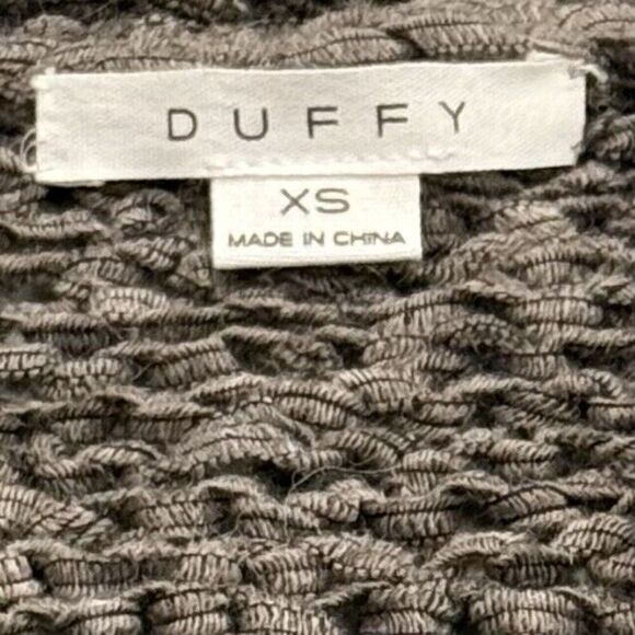 Duffy Alpaca Blend cardigan Snap Front Size XS Mask Taupe / Gray - Picture 3 of 4